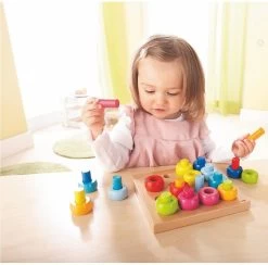 Haba Steckspiel Farbkringel 5 Haba Steckspiel Farbkringel -Kinder Welt Verkauf haba steckspiel farbkringel 2