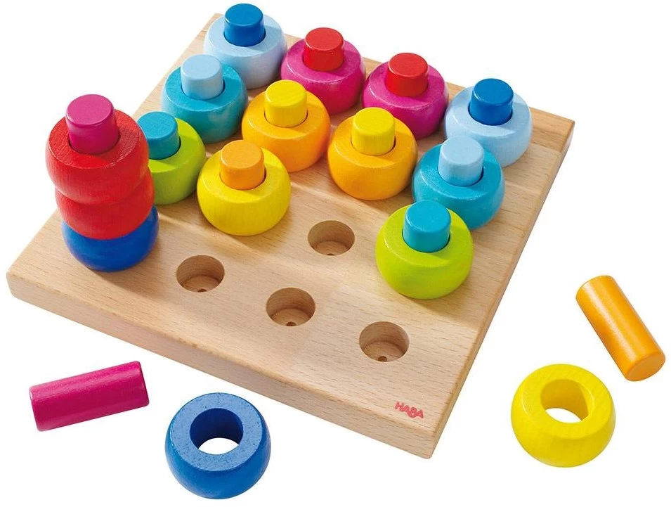 Haba Steckspiel Farbkringel 3 Haba Steckspiel Farbkringel