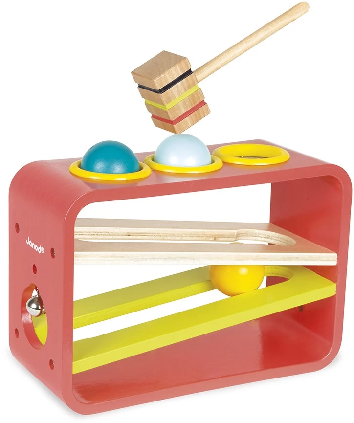 Janod Hammerspiel Mit Kugelbahn 3 Janod Hammerspiel Mit Kugelbahn