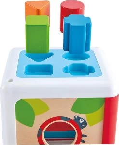 Hape E0507 - Sortierbox Gartenhütte, Farben-und Formensortierwürfel -Kinder Welt Verkauf hape e0507 sortierbox gartenhuette farben und formensortierwuerfel 2
