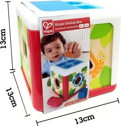 Hape E0507 - Sortierbox Gartenhütte, Farben-und Formensortierwürfel -Kinder Welt Verkauf hape e0507 sortierbox gartenhuette farben und formensortierwuerfel 3