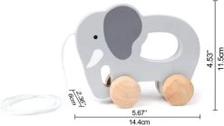 Hape E0908A - Nachziehtier Elefant -Kinder Welt Verkauf hape e0908a nachziehtier elefant 2