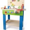 Hape Meister-Werkbank | Preisgekrönte Werkzeugbank Für Kinder Aus Holz Spielzeug Spiel Kreatives Bauen, Höhenverstellbar 35-teilige Werkstatt Für Kleinkinder