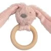 Happy Horse Old Pink Rabbit Richie Beißring Aus Holz - 12 Cm -Kinder Welt Verkauf happy horse old pink rabbit richie beissring aus holz 12 cm