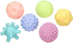 Edushape Happy World Motoriek En Zintuig Ballen, 6 In Doos