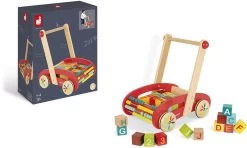 Janod Holzwagen "Abc" Mit 30 Bausteinen Und Rechenschieber -Kinder Welt Verkauf holzwagen quot abc quot mit 30 bausteinen und rechenschieber 2