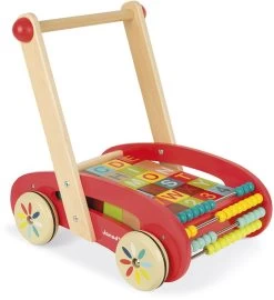 Janod Holzwagen "Abc" Mit 30 Bausteinen Und Rechenschieber -Kinder Welt Verkauf holzwagen quot abc quot mit 30 bausteinen und rechenschieber 3