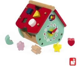 Janod - Baby Forest Formen-Steckspiel Aus Holz, Haus, Bausteine, Frühes Alter Und Lernspielzeug, Zum Erlernen Von Farben Und Feinmotorischen Fähigkeiten, Ab 18 Monaten, J08008 -Kinder Welt Verkauf janod baby forest formen steckspiel aus holz haus bausteine fruehes alter und lernspielzeug zum erlernen von farben und feinmotorischen faehigkeiten ab 18 monaten j08008 2