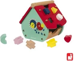 Janod - Baby Forest Formen-Steckspiel Aus Holz, Haus, Bausteine, Frühes Alter Und Lernspielzeug, Zum Erlernen Von Farben Und Feinmotorischen Fähigkeiten, Ab 18 Monaten, J08008 -Kinder Welt Verkauf janod baby forest formen steckspiel aus holz haus bausteine fruehes alter und lernspielzeug zum erlernen von farben und feinmotorischen faehigkeiten ab 18 monaten j08008 3