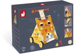 Janod Baby Lauflernhilfe ‘Katze’ - Holzspielzeug, Laufwagen Für Draußen - Baby Walker Mit Bremse Und Höhenverstellbarem Griff - Spielend Laufen Lernen - Ab 12 Monaten, J08005 6 Janod Baby Lauflernhilfe ‘Katze’ - Holzspielzeug, Laufwagen Für Draußen - Baby Walker Mit Bremse Und Höhenverstellbarem Griff - Spielend Laufen Lernen - Ab 12 Monaten, J08005 -Kinder Welt Verkauf janod baby lauflernhilfe katze holzspielzeug laufwagen fuer draussen baby walker mit bremse und hoehenverstellbarem griff spielend laufen lernen ab 12 monaten j08005 2