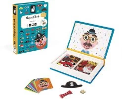JANOD Boy's Crazy Faces Magneti'Book -Kinder Welt Verkauf janod boy s crazy faces magneti book 2