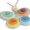 Janod - Formensortierer Schmetterling Aus Holz - Kollektion Sweet Cocoon - Baby- Und Kleinkindspielzeug Farbe Auf Wasserbasis - Stapelspielzeug - Formen Und Farben Lernen - Ab 18 Monaten, J04418 -Kinder Welt Verkauf janod formensortierer schmetterling aus holz kollektion sweet cocoon baby und kleinkindspielzeug farbe auf wasserbasis stapelspielzeug formen und farben lernen ab 18 monaten j0441