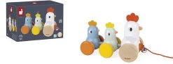 Janod - Henne Mit Küken Zum Ziehen Aus Holz - Nachziehspielzeug - Frühes Lernen Für Kleinkinder - Leise Rollen - Fördert Motorik Und Fantasie - FSC-zertifiziert - Ab 18 Monaten, J08259 -Kinder Welt Verkauf janod henne mit kueken zum ziehen aus holz nachziehspielzeug fruehes lernen fuer kleinkinder leise rollen foerdert motorik und fantasie fsc zertifiziert ab 18 monaten j08259 3