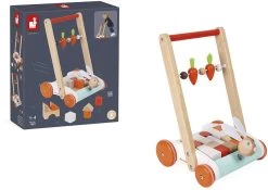 Janod Holzwagen Hase-Holz Lauflernwagen-Wackelnder Hasenkopf Auf Feder, Karotten Abakus-Mit 19 Holzbausteinen-Kinderspielzeug-Ab 1 Jahr, J08251 -Kinder Welt Verkauf janod holzwagen hase holz lauflernwagen wackelnder hasenkopf auf feder karotten abakus mit 19 holzbausteinen kinderspielzeug ab 1 jahr j08251 3