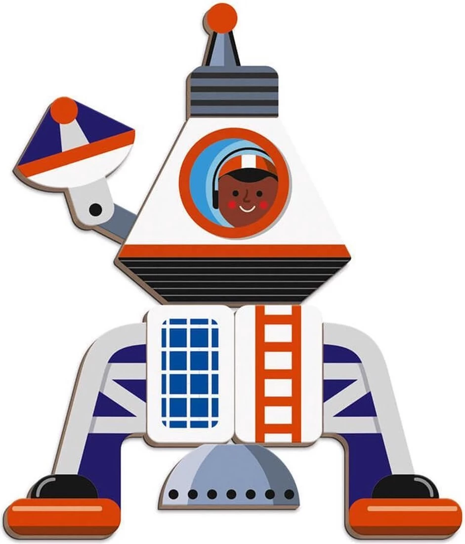 Janod J02589 Magneti'Book Cosmos-70-teiliges Magnetisches Lernspiel-Entwicklung Von Feinmotorik Und Fantasie-Ab 3 Jahren 5 Janod J02589 Magneti'Book Cosmos-70-teiliges Magnetisches Lernspiel-Entwicklung Von Feinmotorik Und Fantasie-Ab 3 Jahren – Bild 3