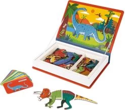 Janod J02590 Magneti'Book Dinosaurier-50-teiliges Magnetisches Lernspiel-Entwicklung Von Feinmotorik Und Fantasie-FSC-Zertifiziert-Ab 3 Jahren -Kinder Welt Verkauf janod j02590 magneti book dinosaurier 50 teiliges magnetisches lernspiel entwicklung von feinmotorik und fantasie fsc zertifiziert ab 3 jahren 2