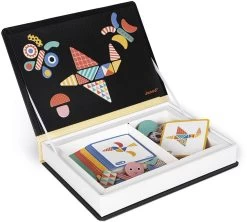 Janod J02720 Magnéti'book, 43 Magnets Magneti'Book Moduloform Formen Und Muster, Schwarz -Kinder Welt Verkauf janod j02720 magneti book 43 magnets magneti book moduloform formen und muster schwarz 3
