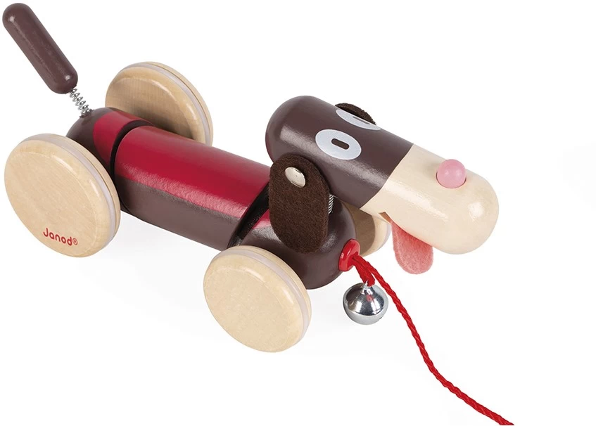 Janod J08258 Hund Massivholz-Spielzeug Zum Ziehen-Baby-und Kleinkindspielzeug-Leise Räder-Entwicklung Von Motorik Und Fantasie-FSC-Zertifiziert-Ab 18 Monaten 3 Janod J08258 Hund Massivholz-Spielzeug Zum Ziehen-Baby-und Kleinkindspielzeug-Leise Räder-Entwicklung Von Motorik Und Fantasie-FSC-Zertifiziert-Ab 18 Monaten