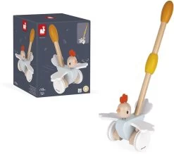 Janod J08260 Schiebespielzeug Aus Holz „Huhn“ -Baby-und Kleinkindspielzeug-Entwicklung Von Motorik Und Fantasie-Leise Räder-FSC-Zertifiziert-Ab 18 Monaten -Kinder Welt Verkauf janod j08260 schiebespielzeug aus holz huhn baby und kleinkindspielzeug entwicklung von motorik und fantasie leise raeder fsc zertifiziert ab 18 monaten 3