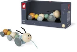 Janod - Nachzieh-Raupe Aus Holz - Kollektion Sweet Cocoon - Baby- Und Kleinkindspielzeug Farbe Auf Wasserbasis - Spielzeug Zum Ziehen - Laufen Lernen - Ab 1 Jahr, J04420 -Kinder Welt Verkauf janod nachzieh raupe aus holz kollektion sweet cocoon baby und kleinkindspielzeug farbe auf wasserbasis spielzeug zum ziehen laufen lernen ab 1 jahr j04420 3