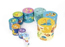 Janod - Runde Pyramide Runde Das Leben Im Teich - Baby- Und Kleinkindspielzeug - Spielzeug Zum Stapeln Und Stecken - Erlernen Der Größen- Und Zahlenbegriffe - Ab 1 Jahr, J02675 -Kinder Welt Verkauf janod runde pyramide runde das leben im teich baby und kleinkindspielzeug spielzeug zum stapeln und stecken erlernen der groessen und zahlenbegriffe ab 1 jahr j02675 3