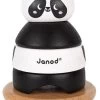 Janod - Stehaufpanda Aus Massivholz - Kleinkindspielzeug Handhabung Und Stecken - Farbe Auf Wasserbasis - Ab 1 Jahr, J08188 -Kinder Welt Verkauf janod stehaufpanda aus massivholz kleinkindspielzeug handhabung und stecken farbe auf wasserbasis ab 1 jahr j08188