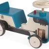 Janod - Traktor Rutscher Aus Holz - Baby Rutschauto - Mit Lenkrad, Integrierter Hupe Und Anhängerkupplung - Geräuscharme Räder - Holzspielzeug - Ab 18 Monaten, J08053 -Kinder Welt Verkauf janod traktor rutscher aus holz baby rutschauto mit lenkrad integrierter hupe und anhaengerkupplung geraeuscharme raeder holzspielzeug ab 18 monaten j08053