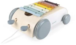 Janod - Xylo Roller Aus Holz - Sweet Cocoon Kollektion - Musikalisches Kleinkindspielzeug Farbe Auf Wasserbasis - Spielzeug Zum Ziehen - Ab 18 Monaten, J04406 -Kinder Welt Verkauf janod xylo roller aus holz sweet cocoon kollektion musikalisches kleinkindspielzeug farbe auf wasserbasis spielzeug zum ziehen ab 18 monaten j04406 3