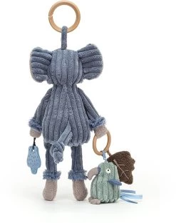 Jellycat Cordy Elefant Aktivitätenspielzeug - 28cm -Kinder Welt Verkauf jellycat cordy elefant aktivitaetenspielzeug 28cm 3