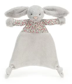 Jellycat Schnuffeltuch Blossom Silber Hase - 25cm