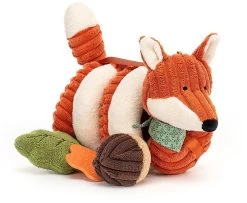 Jellycat Sprial Aktivitätenspielzeug Cordy Roy Baby Fuchs - 13cm -Kinder Welt Verkauf jellycat sprial aktivitaetenspielzeug cordy roy baby fuchs 13cm 3