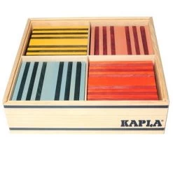 Micki KAPLA OCTOCOLOR, 100 Holzplättchen, 8 Verschiedene Farben -Kinder Welt Verkauf kapla octocolor 100 holzplaettchen 8 verschiedene farben 2