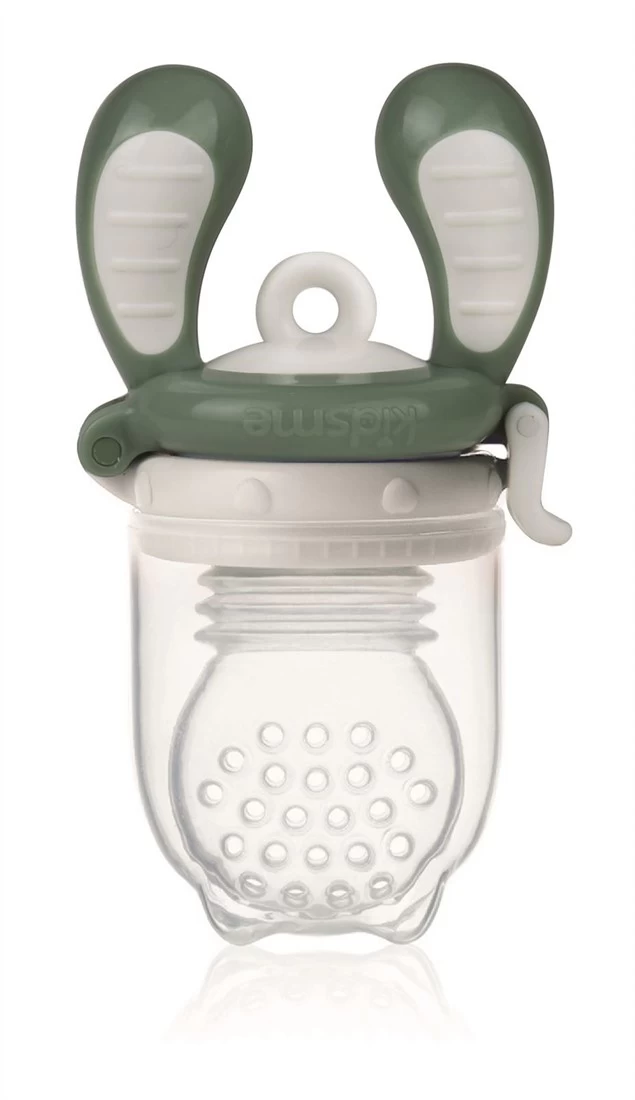 KidsMe Food Feeder Einzelpackung(Größe:L) - Grau(Dreifach-Falt-Silikonbeutel)Blisterkarte 3 KidsMe Food Feeder Einzelpackung(Größe:L) - Grau(Dreifach-Falt-Silikonbeutel)Blisterkarte