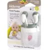KidsMe Food Feeder Einzelpackung(Größe:M) - Grau(Dreifach-Falt-Silikonbeutel)Blisterkarte -Kinder Welt Verkauf kidsme food feeder einzelpackung groesse m grau dreifach falt silikonbeutel blisterkarte