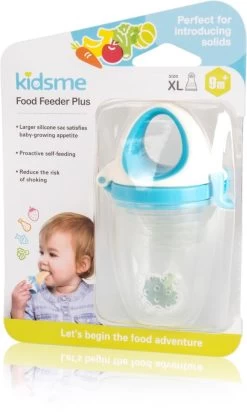 KidsMe Food Feeder Plus Einzelpackung - Aquamarin Blisterkarte -Kinder Welt Verkauf kidsme food feeder plus einzelpackung aquamarin blisterkarte 2