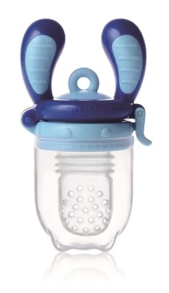 KidsMe Food Feeder Single Pack(Size:M) - Aquamarine(Tri-Fold Silicone Sac)