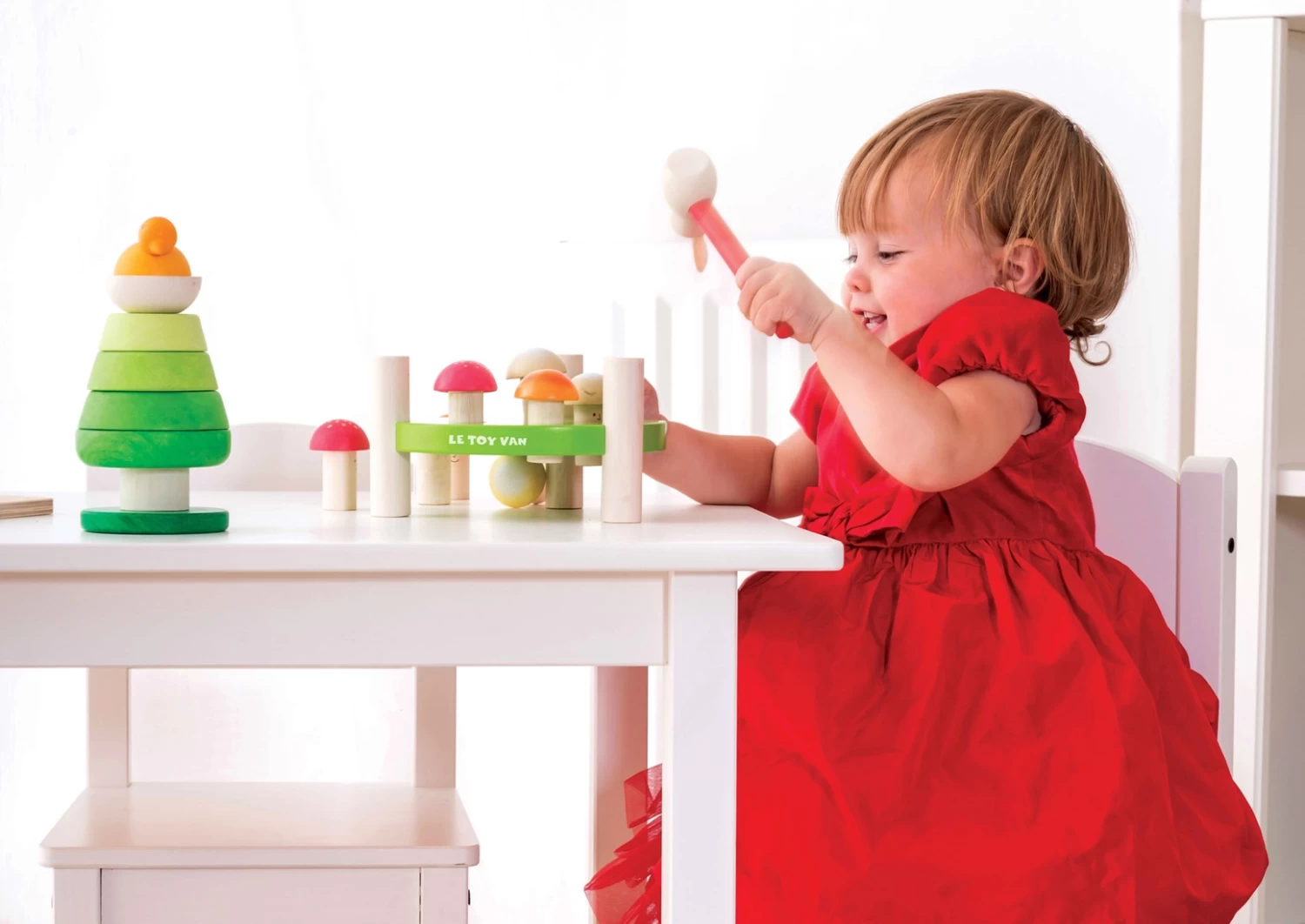 Le Toy Van – Pädagogisches Petilou Spiel „Mr Mushroom Hammer“ Aus Holz | Für Kleinkinder Geeignet – Für Mädchen & Jungen Ab 18 Monaten, PL092 5 Le Toy Van – Pädagogisches Petilou Spiel „Mr Mushroom Hammer“ Aus Holz | Für Kleinkinder Geeignet – Für Mädchen & Jungen Ab 18 Monaten, PL092 – Bild 3