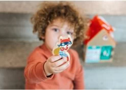 Lilliputiens Hölzernes Riegelhaus -Kinder Welt Verkauf lilliputiens houten grendelhuis 3