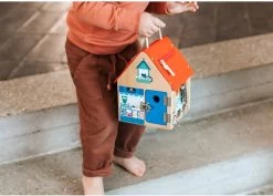 Lilliputiens Hölzernes Riegelhaus -Kinder Welt Verkauf lilliputiens houten grendelhuis 4