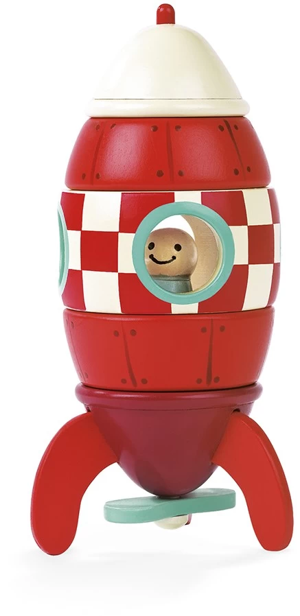 Janod Magnetischer Bausatz "Rakete Klein" 3 Janod Magnetischer Bausatz "Rakete Klein"