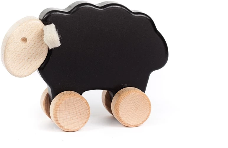 Nachziehtier Ziehtier Holzspielzeug Motorikspielzeug - Schaf 3 Nachziehtier Ziehtier Holzspielzeug Motorikspielzeug - Schaf