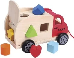New Classic Toys Houten Vormentruck - 7-delig -Kinder Welt Verkauf new classic toys houten vormentruck 7 delig 2