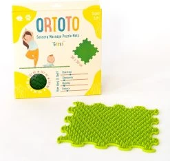Ortoto Sensory Massage Puzzle Matte Gras Hellgrün -Kinder Welt Verkauf ortoto sensory massage puzzle matte gras hellgruen 2