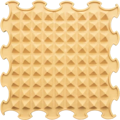 Ortoto Sensory Massage Puzzle Matte Kleine Pyramiden Karamell Milch