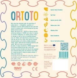 Ortoto Sensory Massage Puzzle Matte Leuchtende Sonne (Halbkugel) Gelb -Kinder Welt Verkauf ortoto sensory massage puzzle matte leuchtende sonne halbkugel gelb 3