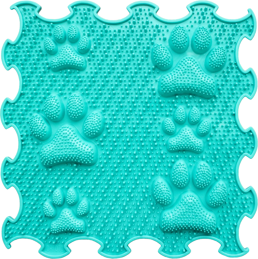 Ortoto Sensory Massage Puzzle Matte Lucky Paws Seetürkis 3 Ortoto Sensory Massage Puzzle Matte Lucky Paws Seetürkis