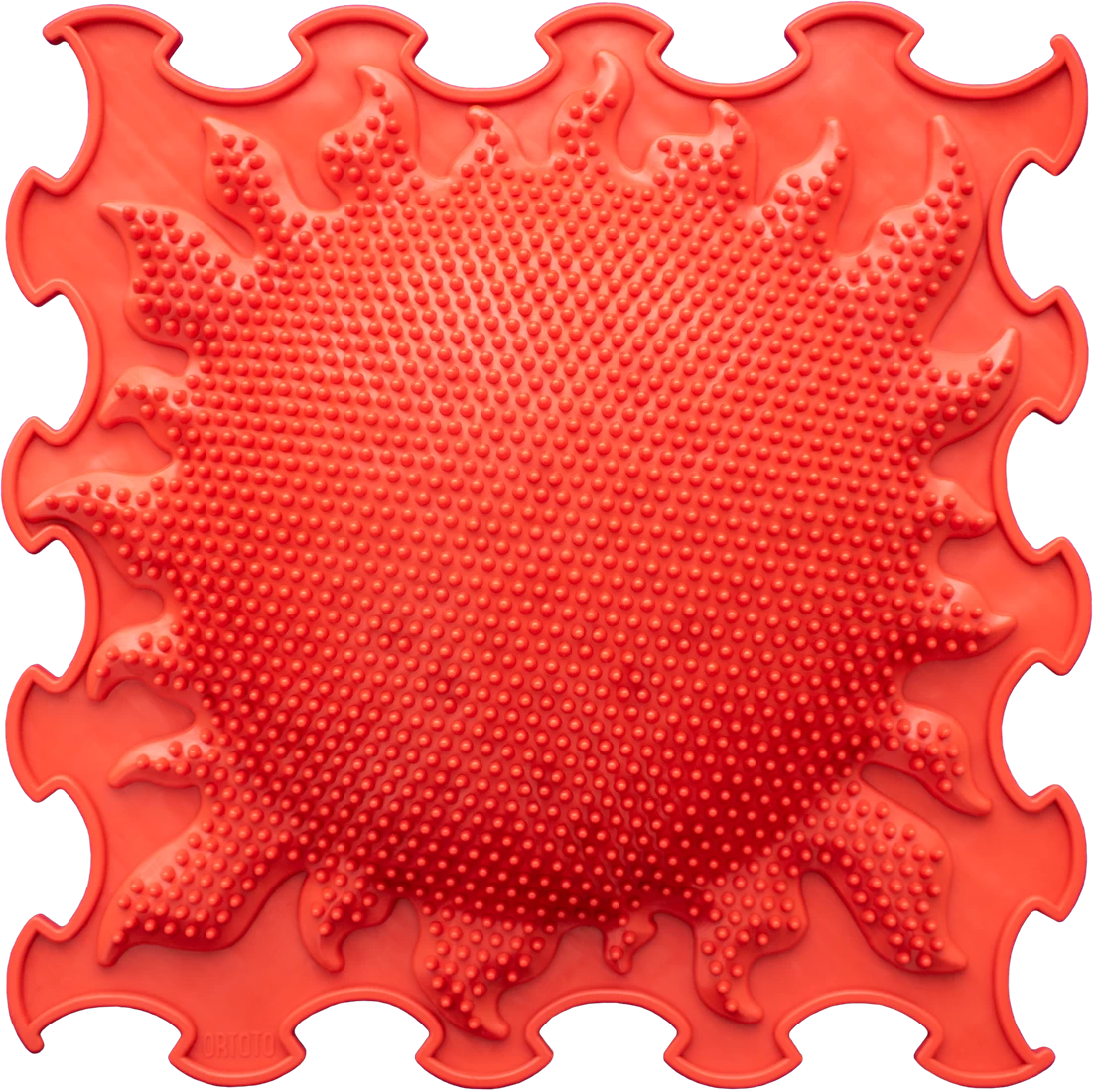 Ortoto Sensory Massage Puzzle Matte Shining Sun (Halbkugel) Hellrot 3 Ortoto Sensory Massage Puzzle Matte Shining Sun (Halbkugel) Hellrot