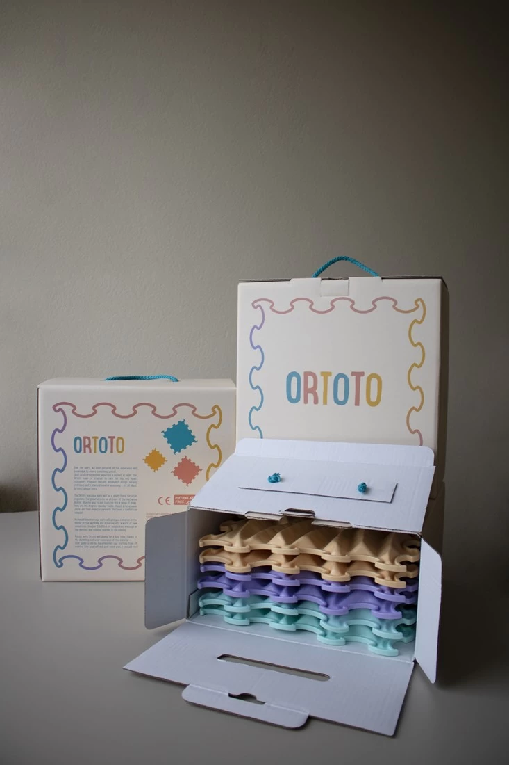 Ortoto Sensory Massage Puzzle Matten Lucky Paws Schachtel 8 Stück 4 Ortoto Sensory Massage Puzzle Matten Lucky Paws Schachtel 8 Stück – Bild 2