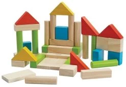 Plan Toys PlanToys Holzspielzeug Bunte 40er Blöcke