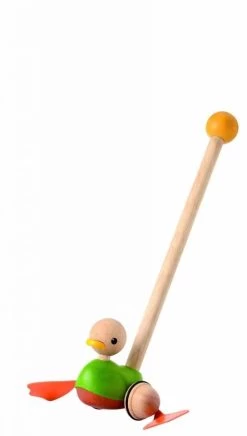 Plan Toys PlanToys Holzspielzeug Ente Zum Mitschieben